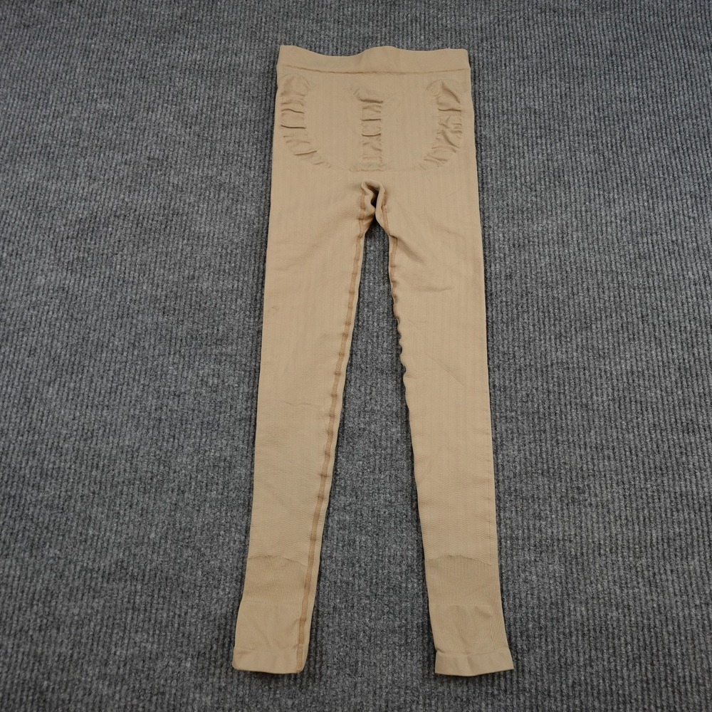 CZSalus IT Leggings Womens XL Beige High Waist Compression Italy